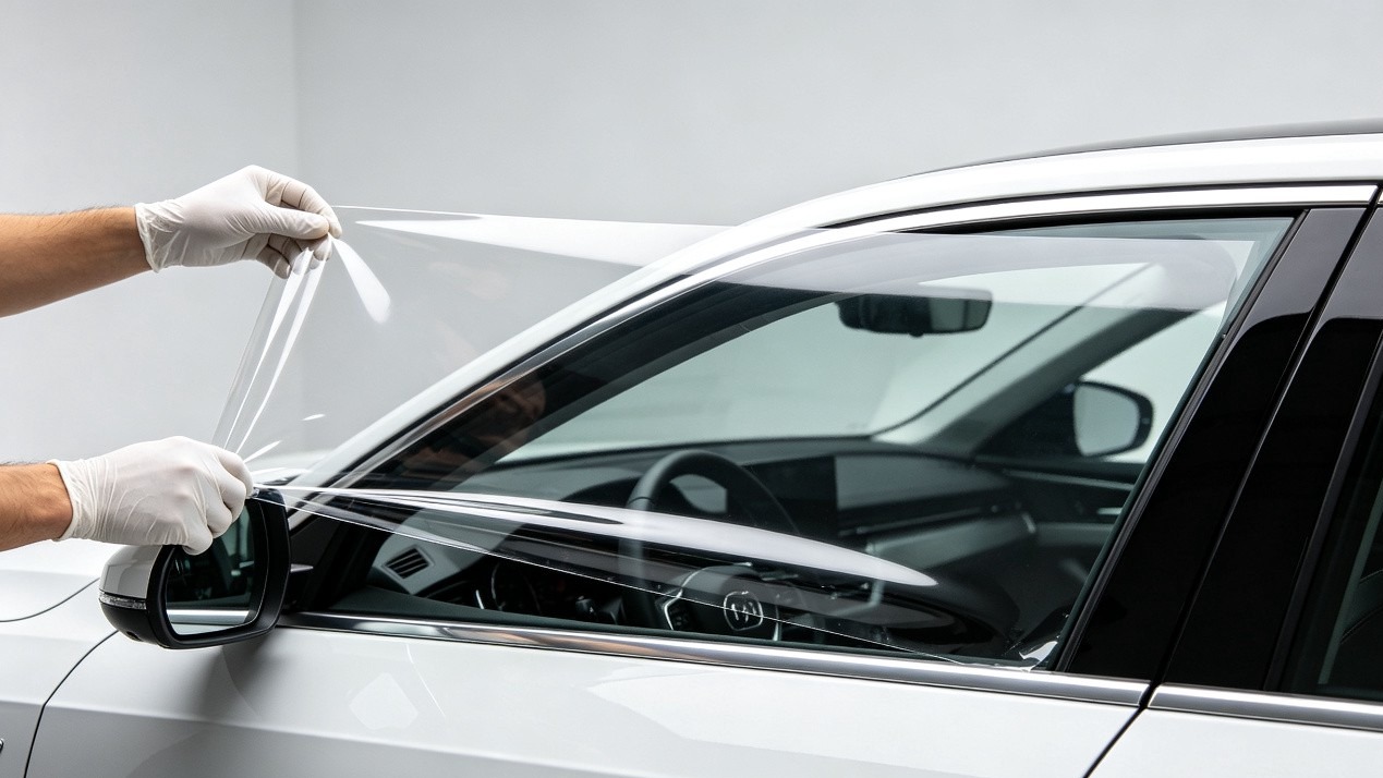 Automotive window film rolls